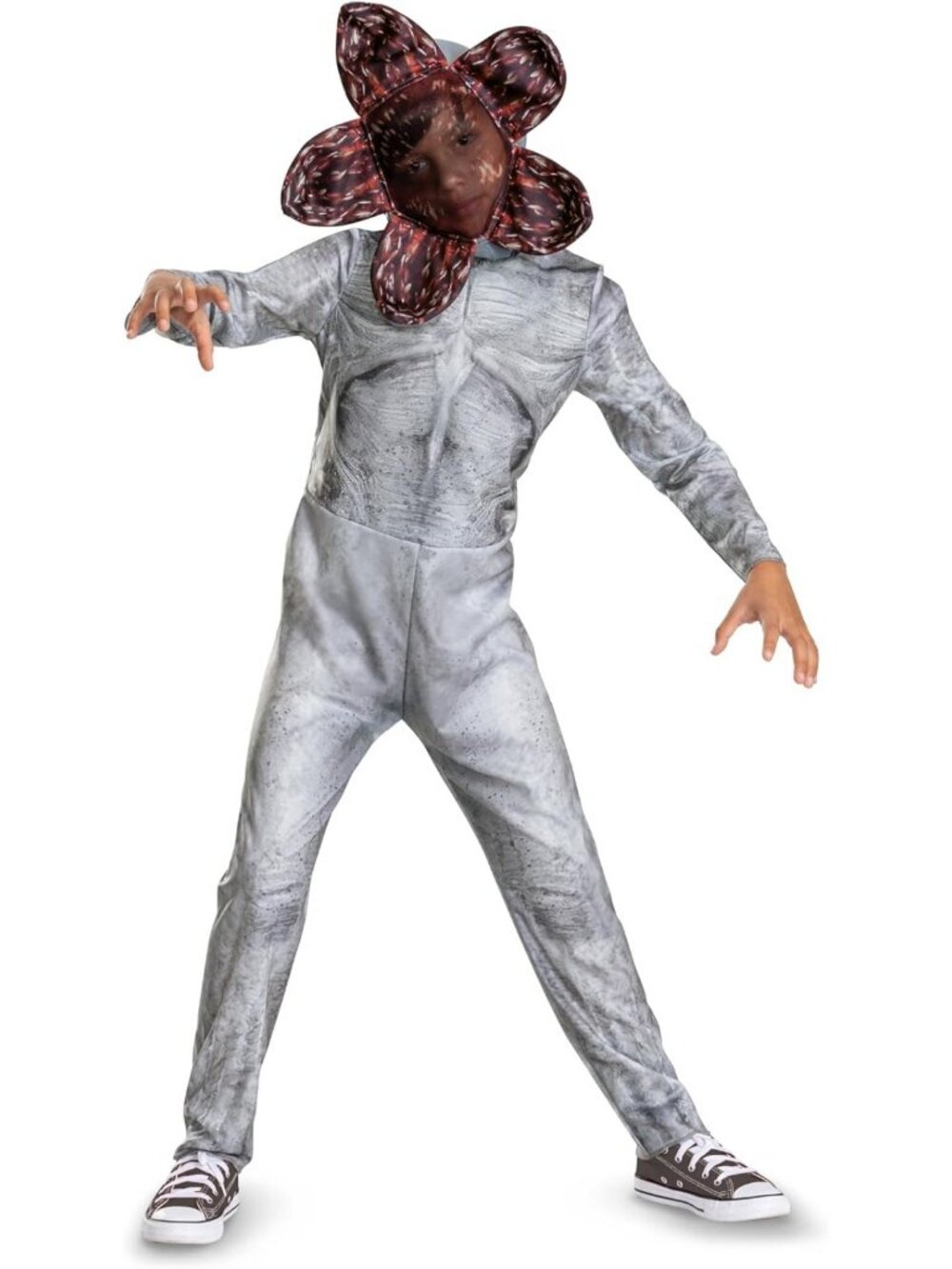 Kids Demogorgon Costume Jumpsuit with Headpiece - Perfect for Halloween